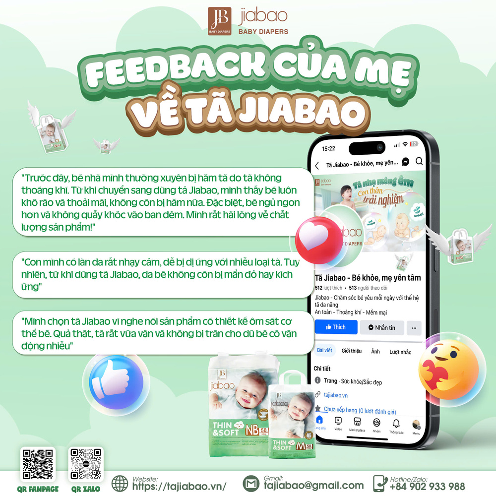 Tại sao bỉm Jiabao được ưa chuộng trên thị trường?