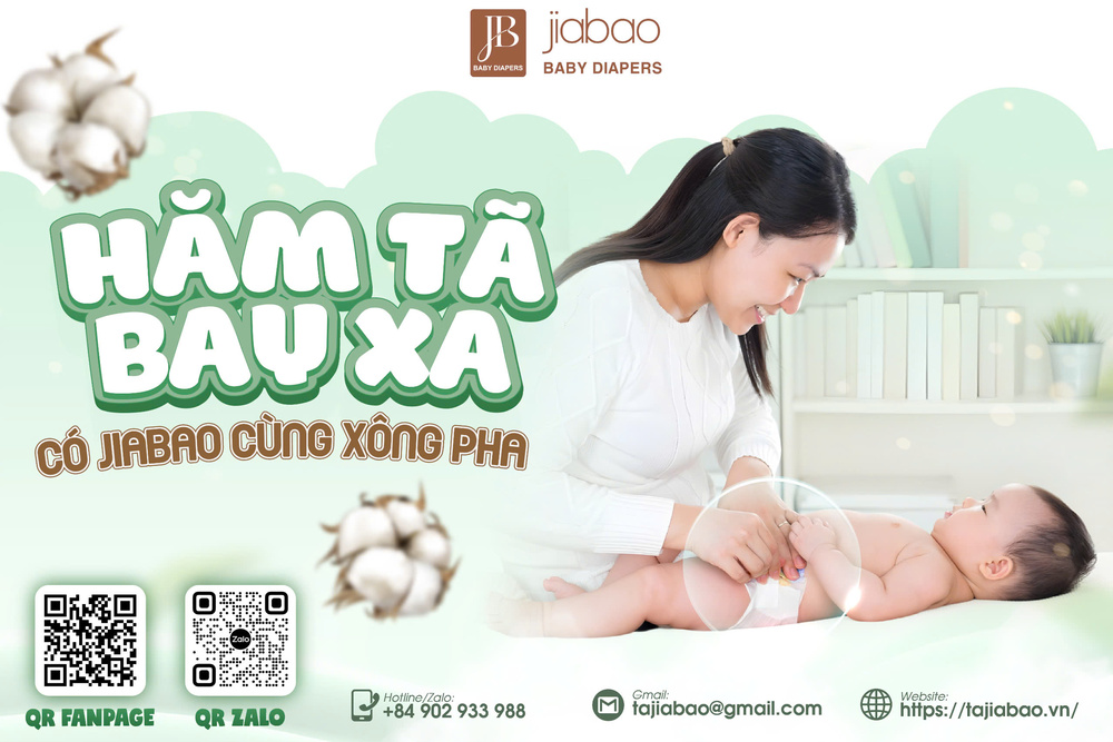 Bỉm Jiabao bảo vệ sức khỏe bé yêu an toàn và hiệu quả