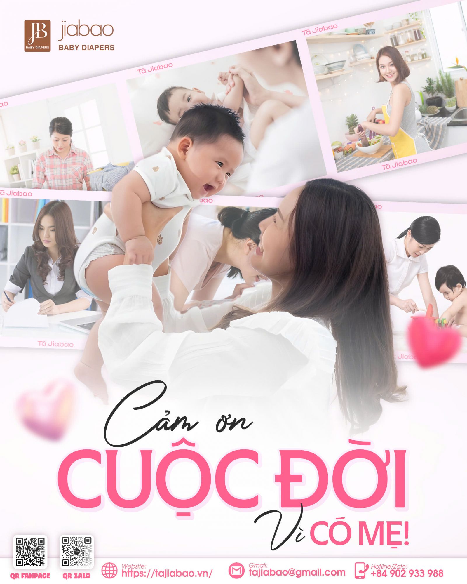 Tã dán Jiabao - Thiết kế an toàn, thấm hút tối đa cho bé