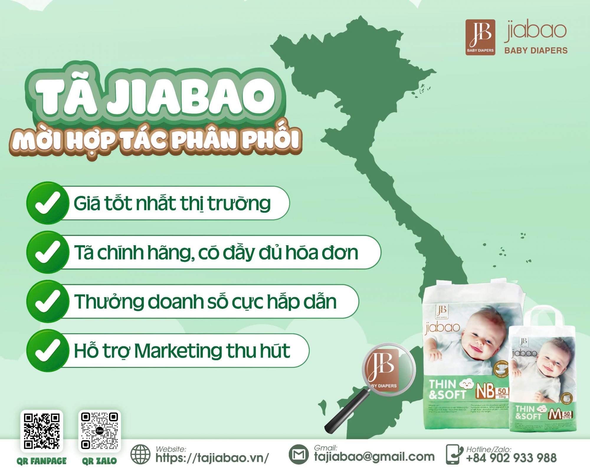 Tã trẻ em Jiabao